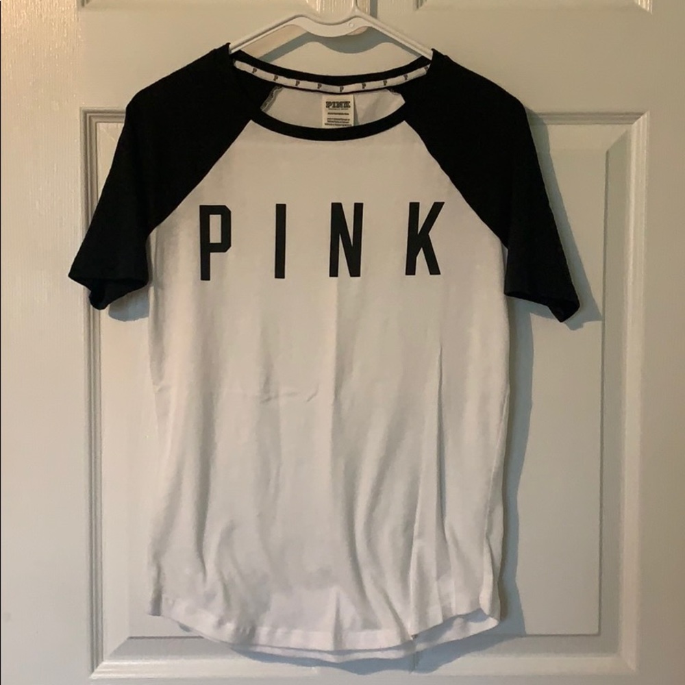 Victoria’s Secret PINK T-shirt (black & white)
